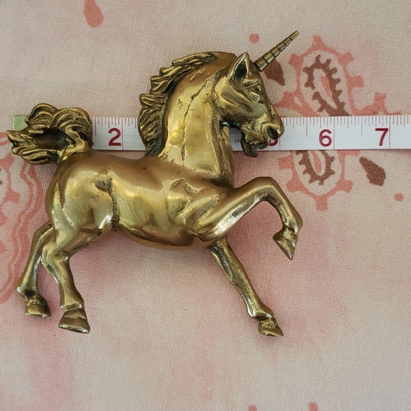 Vintage Brass Unicorn - Picture 10 of 12